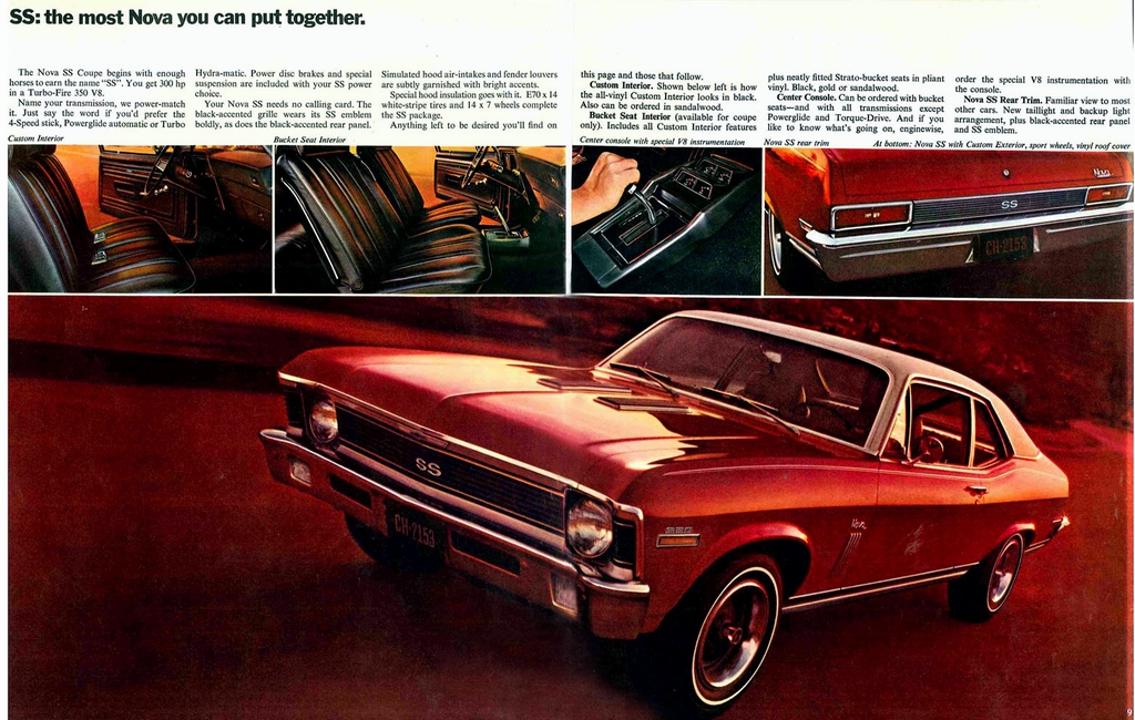 1970 Chevrolet Nova Brochure Page 5